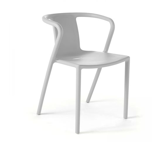 Lot De 4 Chaises Plastique Blanc