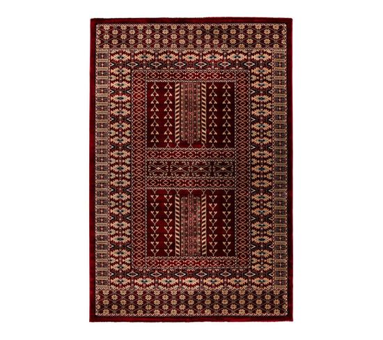 Tapis Rouge D'orient Rectangle Haley Rouge 160x230