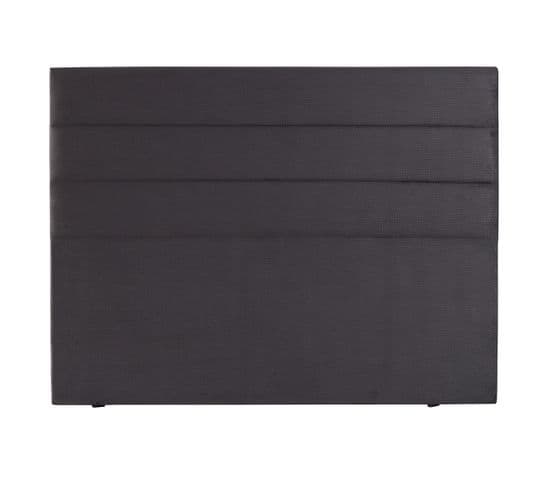 Tête De Lit Déco Velours Anthracite 200x120