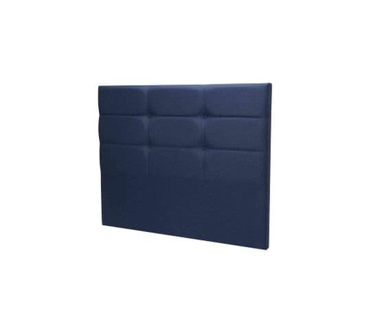 Tête De Lit Déco Chiné Bleu Nuit 170x120