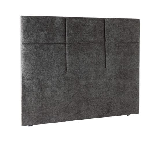 Tête De Lit Déco Carré Chic Gris 200x120 Cm