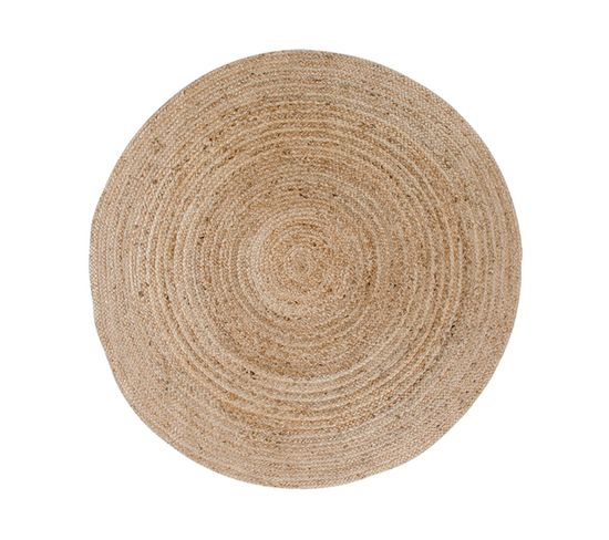 Tapis Rond Ø90cm En Fibre De Jute Naturel - Thane