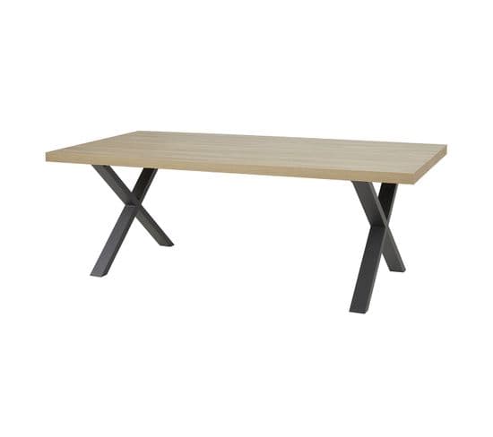 Table Rectangulaire 170cm Aspect Bois - Massire