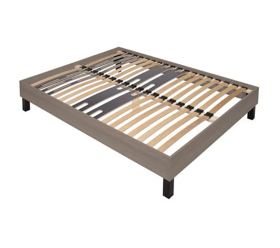 Sommier Démontable 140x190cm Aspect Naturel - Facilkit