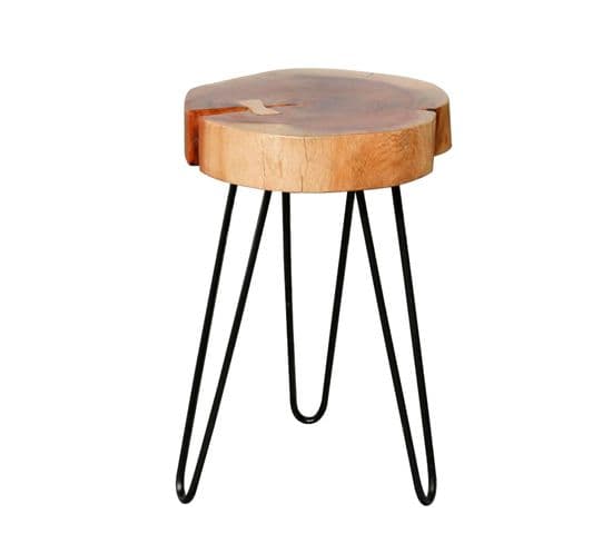 Table D'appoint Tronc D'arbre Acacia Canada