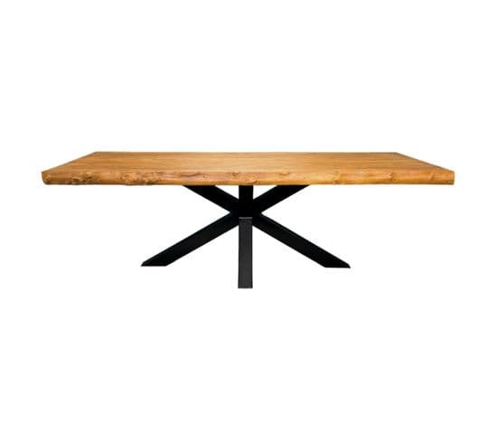 Table à Manger Rectangulaire Bois De Teck 280 Cm Timor