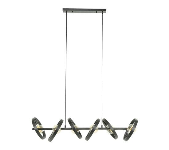 Suspension Luminaire 6 Anneaux Ralf