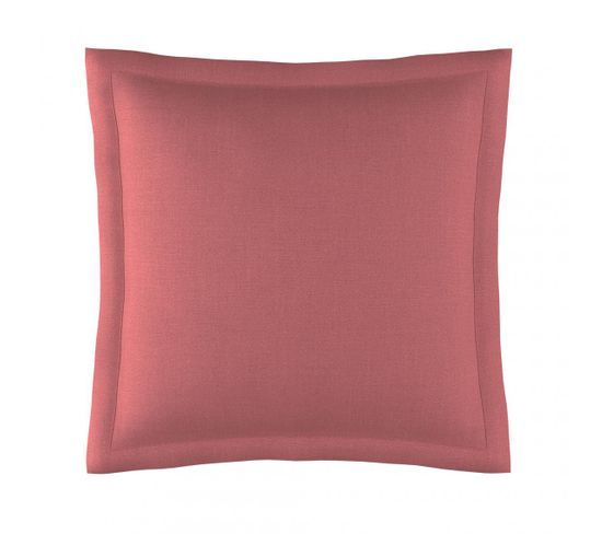 Taie D'oreiller Coton Tertio®  Vieux Rose -63 X 63 Sans Volant