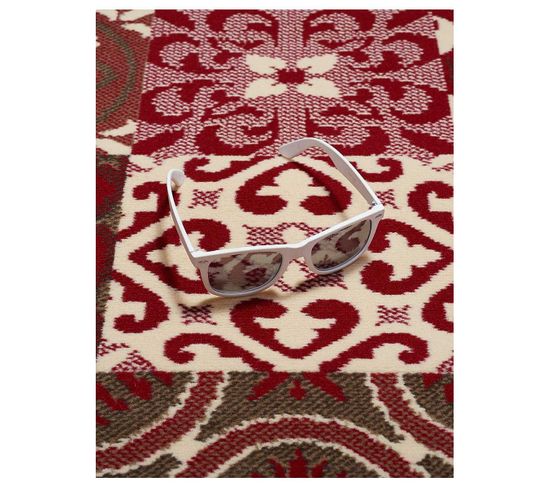 Tapis Salon 120x170 Af1 Faian Rouge