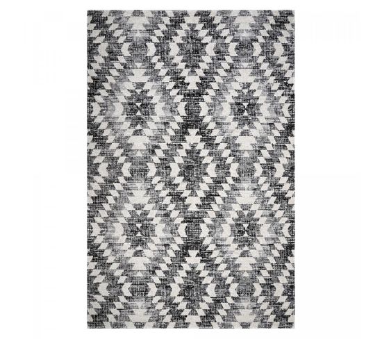 Tapis Exterieur 200x280 Sandrine Gris, Noir, Beige