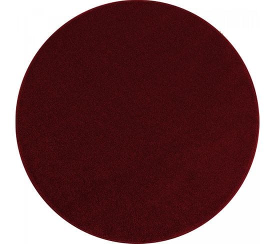 Tapis Rond Ø120cm Tissé Motif Uni Pour Cuisine Soula