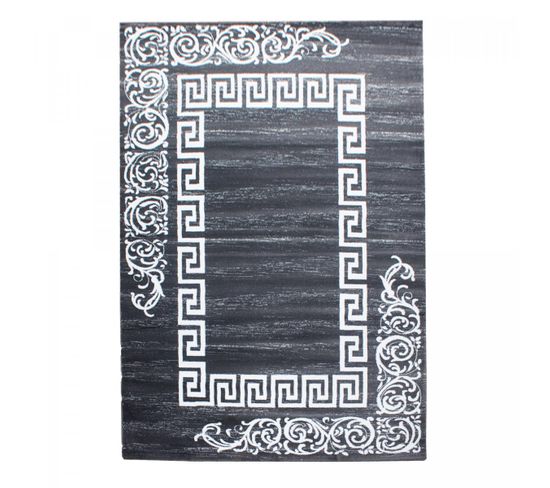 Tapis Salon 120x170 Florini Gris, Blanc