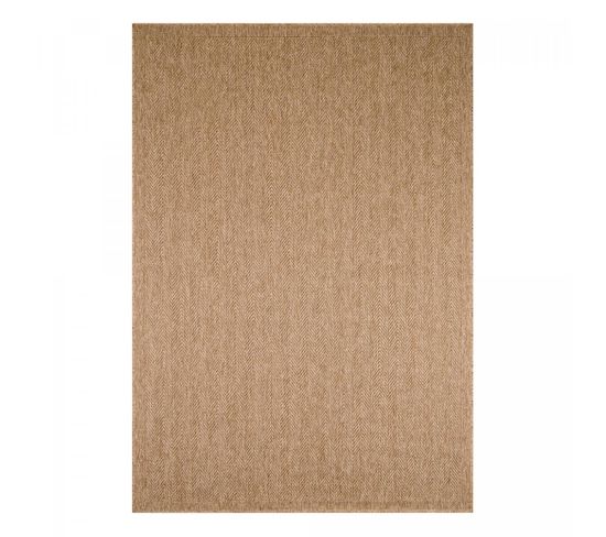 Tapis Extérieur 60x180 Tissé Kilim Beige Jute Art 4