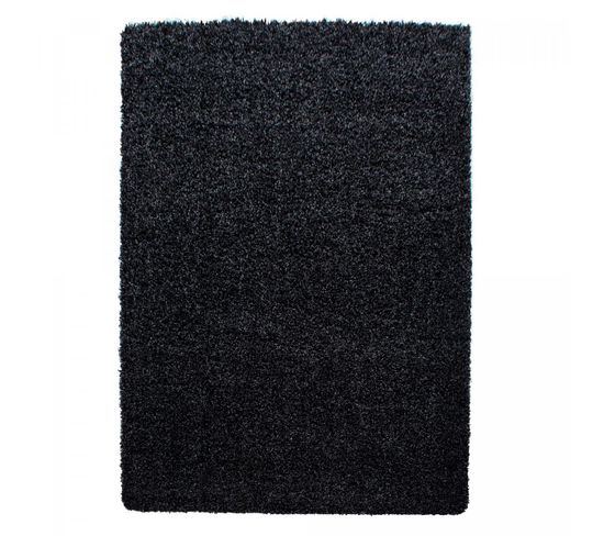 Tapis Shaggy 240x340 Uni L Noir