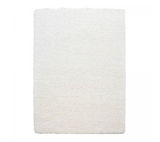 Tapis Shaggy 80x250 Uni L Crème