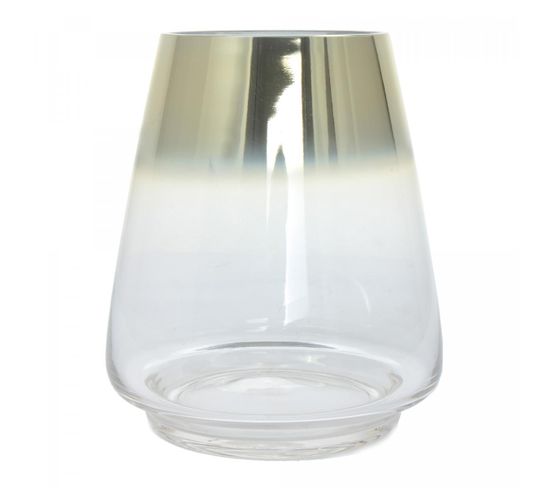 Vase 16x16 Aqua Or