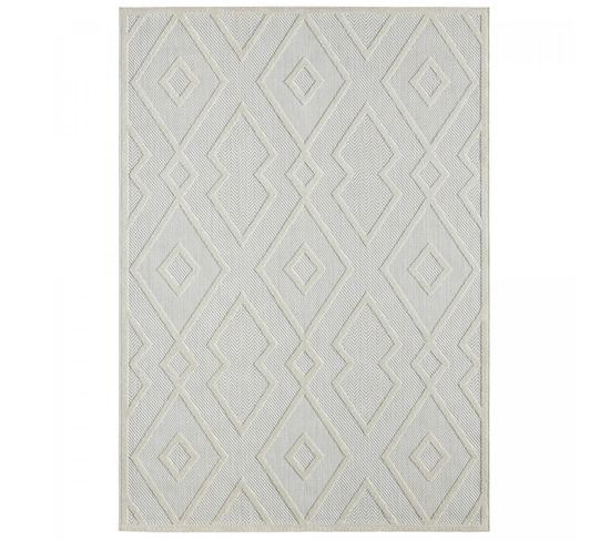 Tapis Kilim 120x170 Teno à Crème