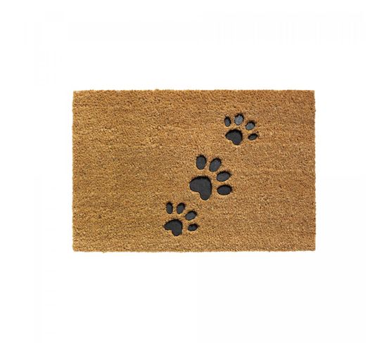 Paillasson 40x60 Dog Foot Marron