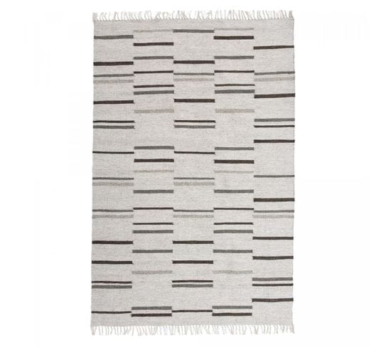 Tapis Kilim 80x150 Foptan Gris, Marron