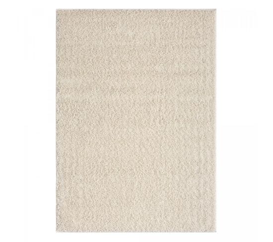 Tapis Shaggy 80x300 Unila Crème