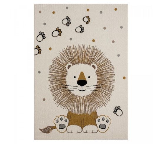 Tapis Enfant 120x170 Sweetlion Écru