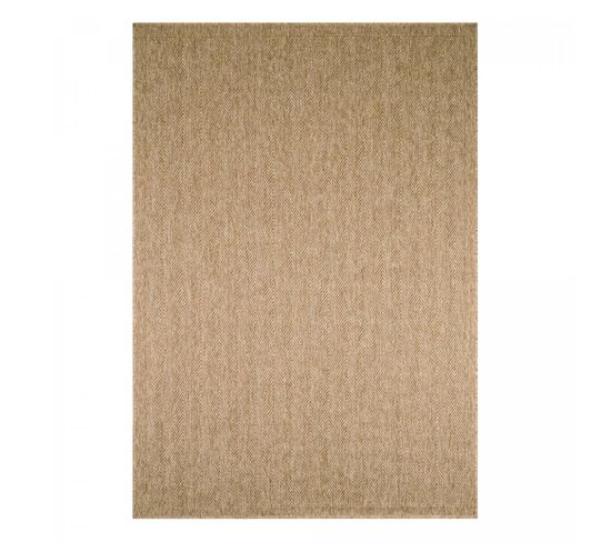 Tapis Carre 120x170 Jute Art E Beige, Marron