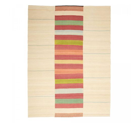 Tapis D'orient 166x225 Kilim Aa Beige, Rouge, Vert