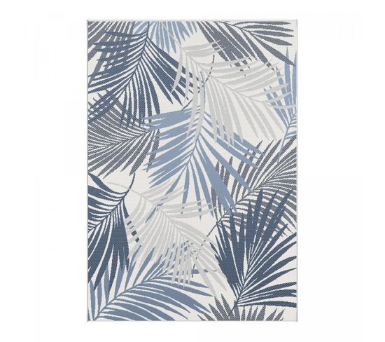 Tapis Exterieur 80x150 Casada 15 Gris, Bleu