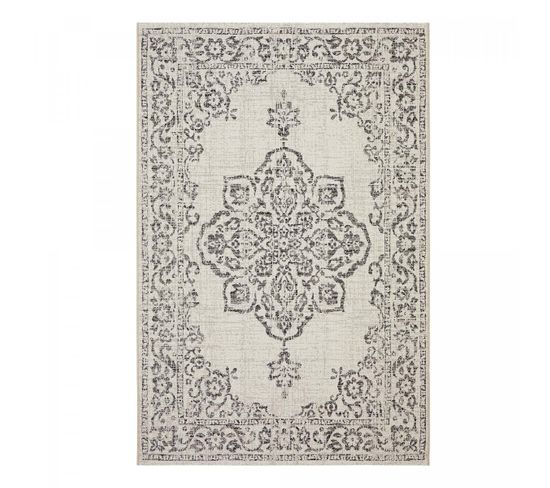 Tapis Exterieur 200x290 Oulence 7 Gris, Écru