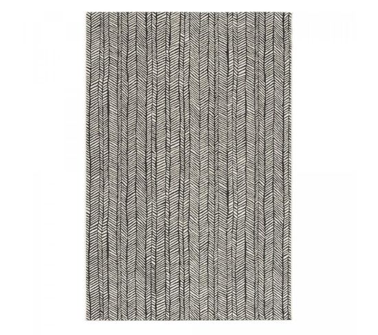 Tapis Exterieur 160x230 Stalow 13 Gris, Noir