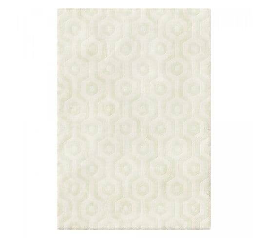 Tapis Salon 120x170 Lucen 2 Crème