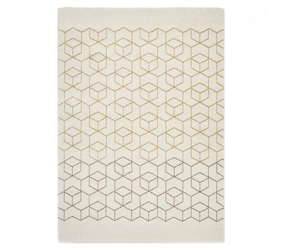 Tapis Salon 80x150 Bella 3 Beige, Jaune