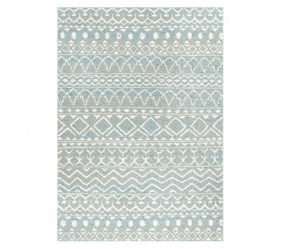 Tapis Salon 80x150 Bella 4 Bleu