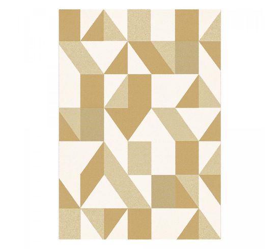 Tapis Salon 120x170 Bella 8 Beige, Moutarde