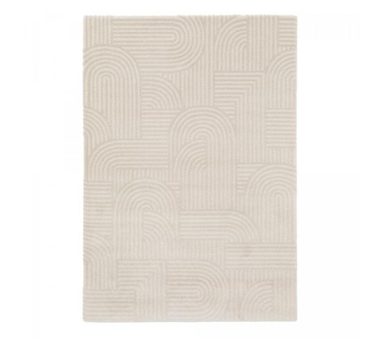 Tapis Salon 200x290 Velure 2 Écru