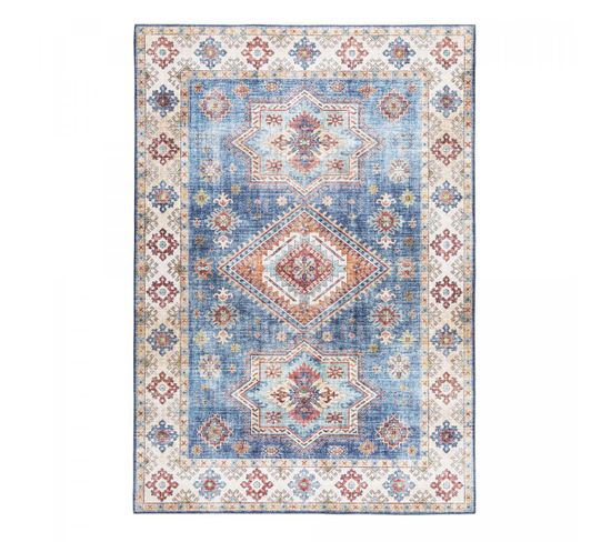 Tapis Salon 120x170 Vivace 2 Bleu, Rose