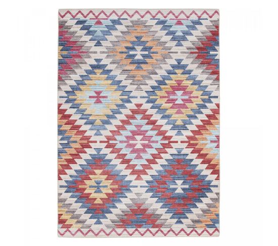 Tapis Salon 160x230 Vivace 15 Rouge, Bleu, Jaune