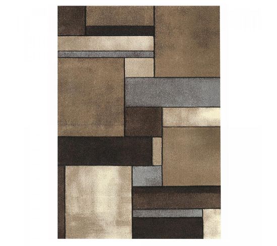 Tapis Salon 80x150 Geome Beige