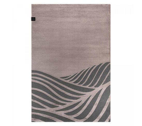 Tapis Salon 160x230 Palm Rose, Gris