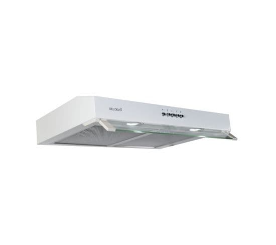 Rivage 60 Wh - Hotte Casquette 60 Cm Blanc - 210 M3/h