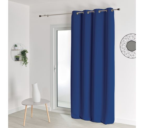 Rideau Occultant Non Feu M1 - 140x180 Cm - Bleu Outremer