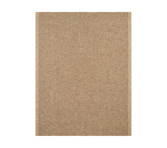 Tapis Extérieur - 60x180cm - Naturel - 100% Polypropylène Résistant Aux Uv - 1400 Gr/m2 - Kia