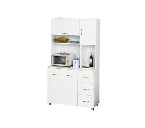 Armoire De Cuisine Toinette Blanche