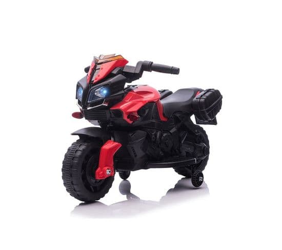 Moto Électrique Fasty Noire Et Rouge