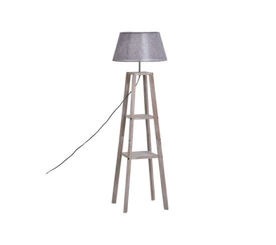 Lampadaire Étagère Tesla Gris