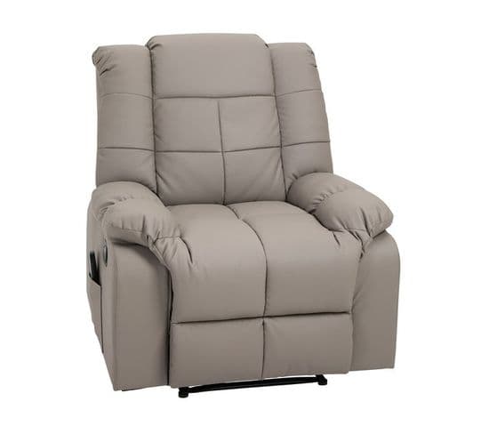 Fauteuil De Luxe Relaxation Monaco Gris