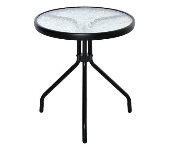 Table Basse Ronde De Jardin  Olga Noire