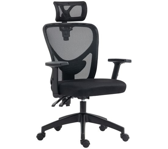 Fauteuil De Bureau Zack Noir