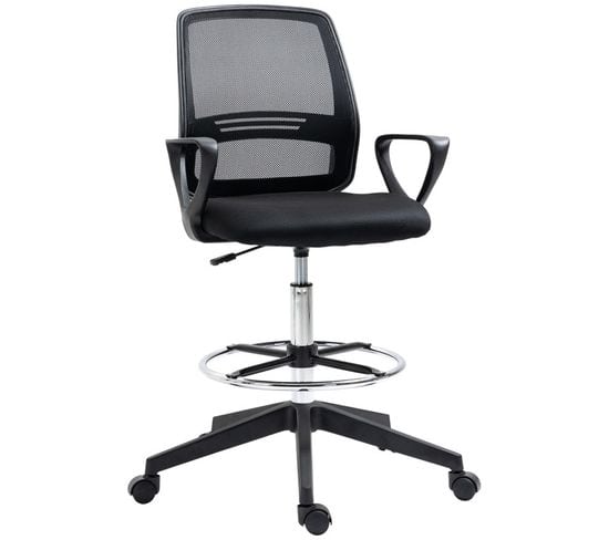 Chaise Haute De Bureau Maxou Noire