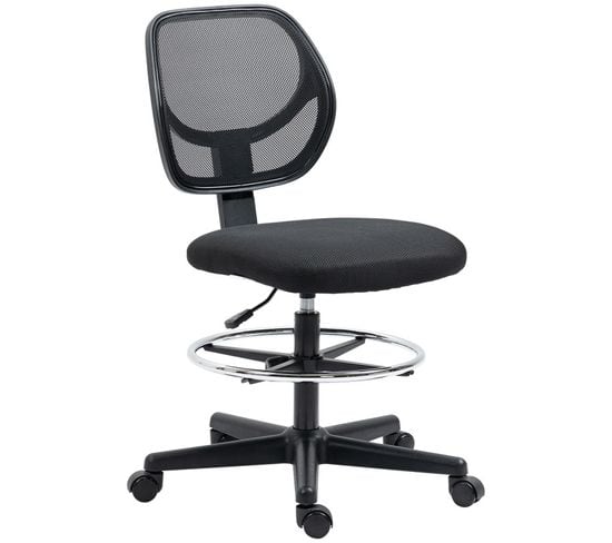 Chaise Haute De Bureau Stormy Noire